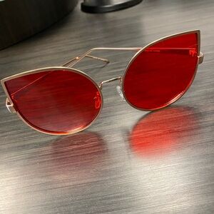 Stylish Red Sunglasses